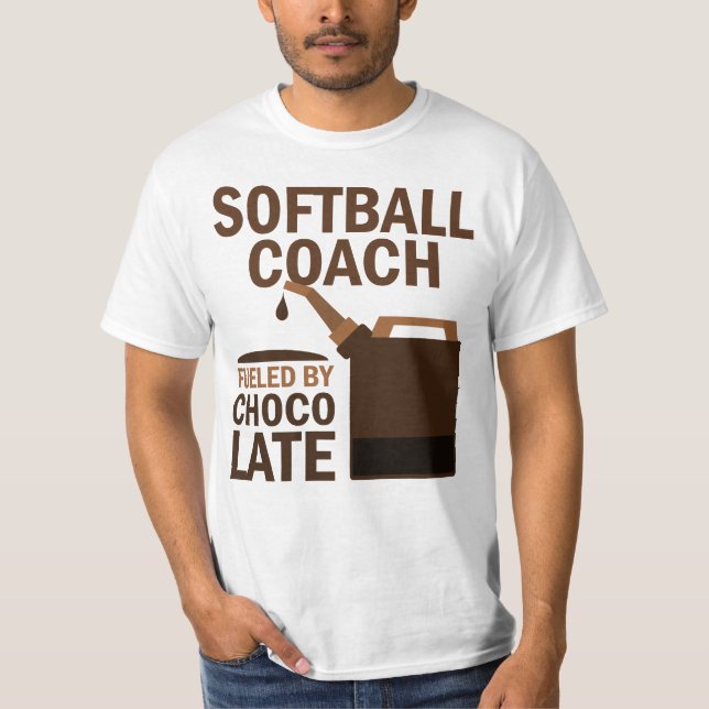 Rolig) gåva för softballlagledare ( t shirt (Framsida)