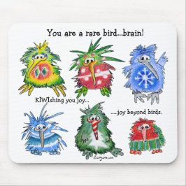 Rolig gåva Mousepad för tecknadKiwijul Musmatta