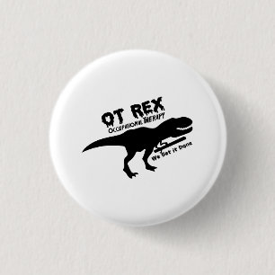 Rolig gåva T-Rex för yrkes- terapi för OT Knapp