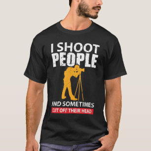 Rolig gåvaidé för fotograf för fotografer t shirt