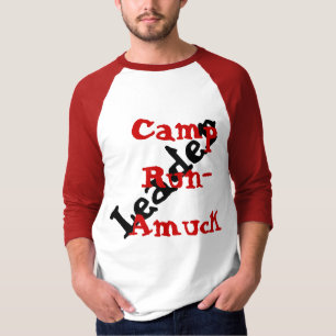 Rolig Geeky ledare för Tshirtlägerspringa amok T Shirt