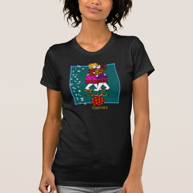 Rolig GeminiT-tröja T-shirt (Framsida)