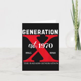Rolig Gen X 1970 Innan alla ni ynklingar föddes Kort