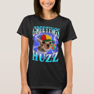 Rolig Gen Z Gen Alpha Slang Katt Meme Hälsningar H T Shirt