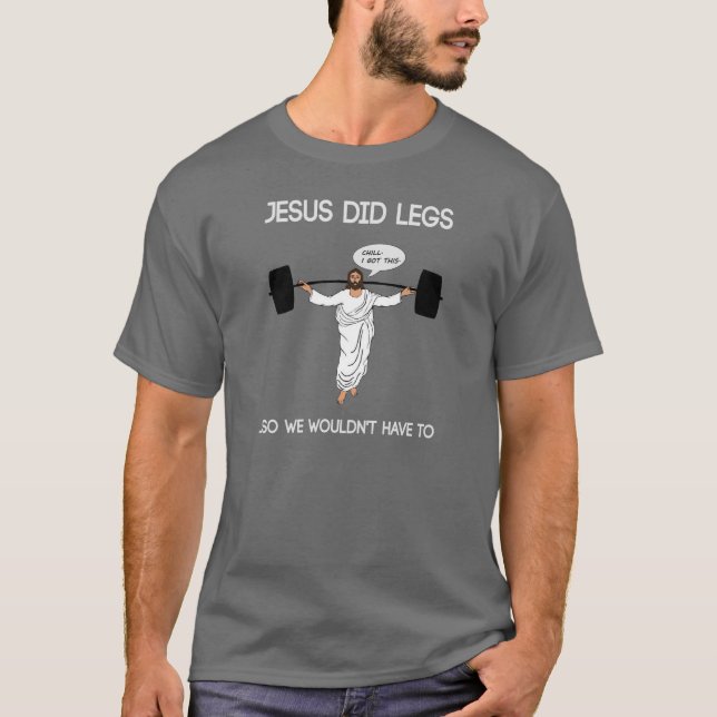 Rolig genomkörareskjorta - Jesus gjorde ben Tee Shirt (Framsida)