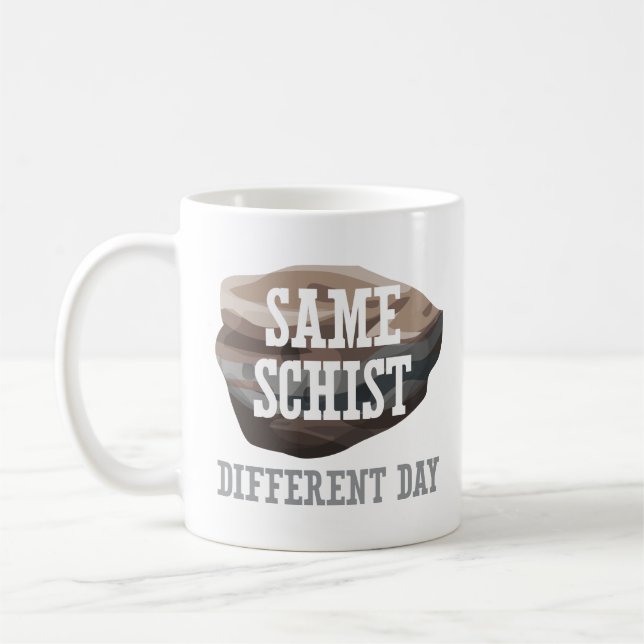 Rolig geologi samma Schist Kaffemugg (Vänster)