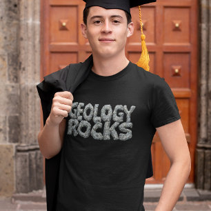 Rolig geologi stenar - 3D Sten Jordvetenskap Puns T Shirt