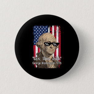 Rolig George Washington Beskatta Detta D 4 juli 20 Knapp