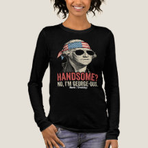 Rolig George Washington George-aktig Retro Patriot