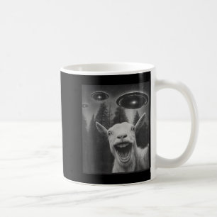Rolig get selfie utomjording UFO för män kvinnor o Kaffemugg