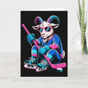 Rolig Geting G.o.a.t. Målvakt Spelare Ishockey Spo Kort