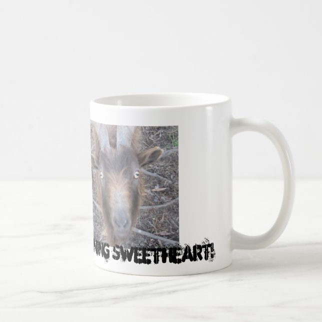 Rolig getkopp kaffemugg (Höger)