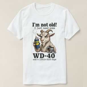 Rolig getmekanikerhumor Jag är inte gammal T Shirt