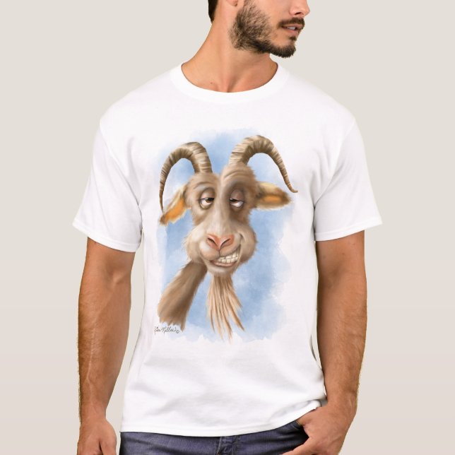 Rolig gettecknad serie t shirt (Framsida)