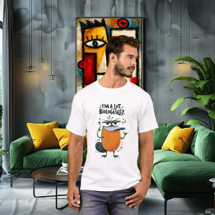 Rolig Gif med Nebbdyr Karaktär som säger 'Jag är M T Shirt