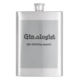 Rolig Gin.ologist-flaska Fickplunta