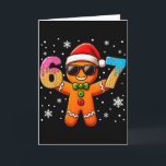 Rolig Gingbröd Sex Sju 67 Glass Drip Jul Kort<br><div class="desc">Rolig Gingbröd Sex Sju 67 Glass Drip Jul Pojkar</div>