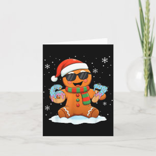 Rolig Gingbröd Sex Sju 67 Glass Dropp Jul Kort