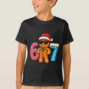 Rolig Gingebröd Sex Sju 67 Glass Drip Jul T Shirt