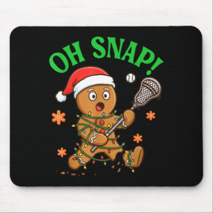 Rolig Gingerbread Lacrosse Jul Kaka Oh Sna Musmatta