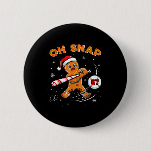 Rolig Gingerbread Man Oh Snap 67 Baseball Meme Rol Knapp