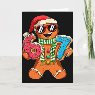 Rolig Gingerbread Six Seven 67 Meme Glass Jul Kort