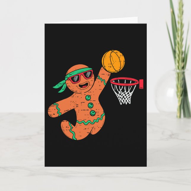 Rolig Gingkaksskelett Jul Xmas Män Pojkar  Kort (Framsida)