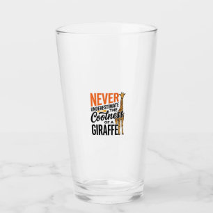 Rolig Giraff Citat Vintage Vector T-Shirt Design_ Glaskopp