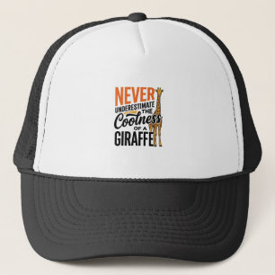 Rolig Giraff Citat Vintage Vector T-Shirt Design_ Keps