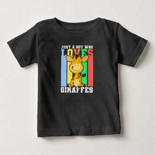 Rolig Giraff För Pojkar T Shirt