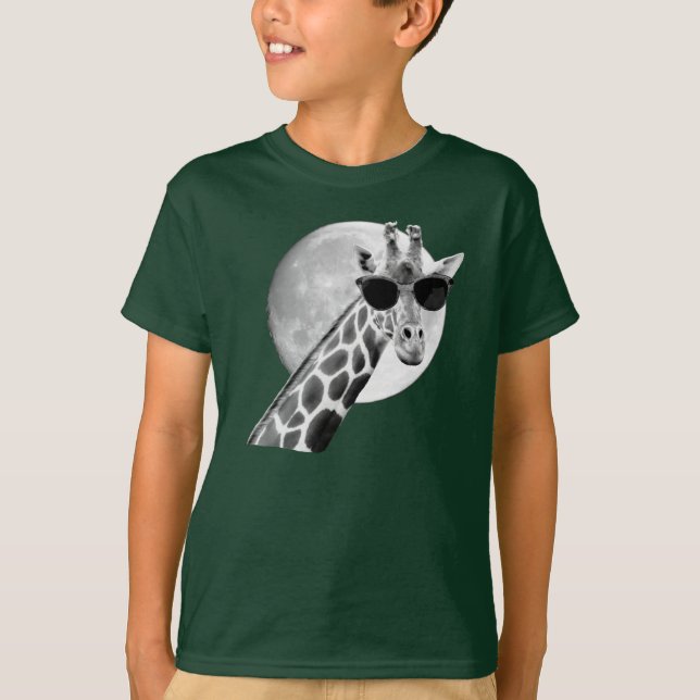 Rolig giraff tee shirt (Framsida)