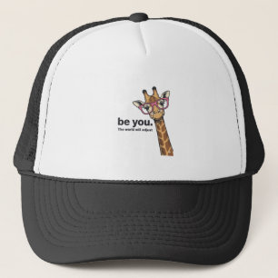 Rolig Giraff Var Du Vintage Gravyr Tröja Desig Keps