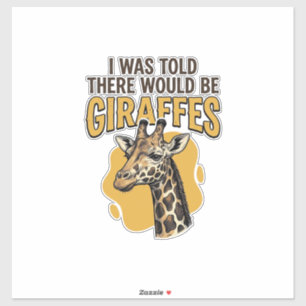 Rolig Giraff Vintage Gravyr Tröja Design_1 Klistermärken