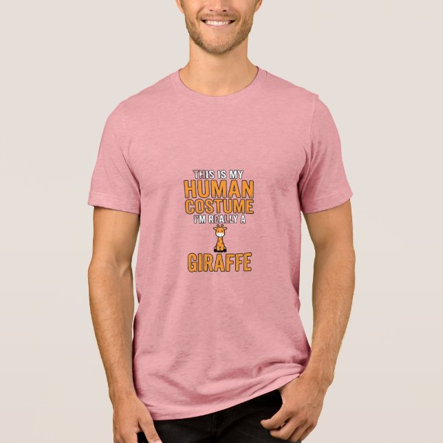 Rolig Giraffdräkt Vektor T-Shirt Design_1 (Framsida)