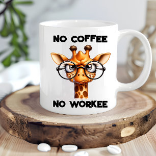Rolig Giraffhumorpresent - Rolig Canin-design Mugg