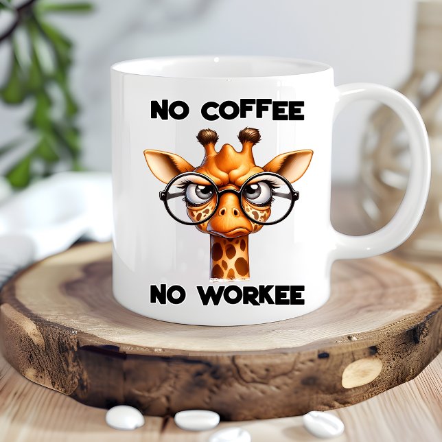 Rolig Giraffhumorpresent - Rolig Canin-design Mugg (Skapare uppladdad)