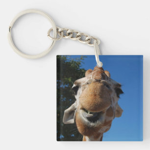 Rolig giraffnyckelring