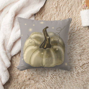 Rolig Glad Halloween Pumpa Kråka Kudde