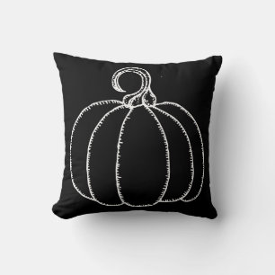 Rolig Glad Halloween Pumpa Kudde