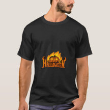 Rolig Glad Halloween T-Shirt | Skräckfylld säsong