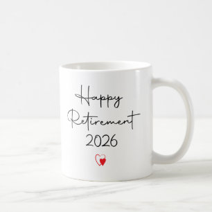 Rolig Glad Pension 2026 Citat För Kollega Kaffemugg