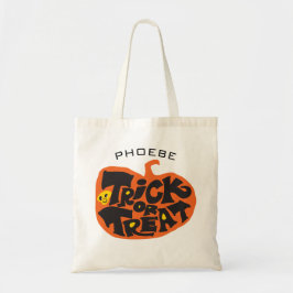 Rolig Glad Pumpa Halloween  Tygkasse