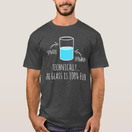 Rolig Glass Sarcasm för vetenskapslärare- eller Tee
