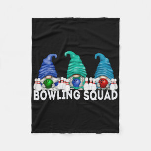 Rolig Gnom Bowlingtrupp För Familj Söt Bowling Fleecefilt