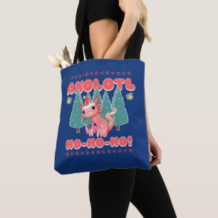 Rolig God Jul Axolotl Ho-Ho-Ho! Tygkasse
