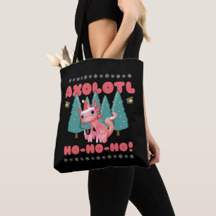 Rolig God Jul Axolotl Ho-Ho-Ho! Tygkasse