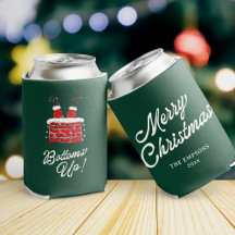 Rolig God Jul Tomte Upp Med Knapparna Vänfest