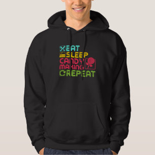 Rolig Godistillverkning Godis Maker Sötmat Mat L Hoodie