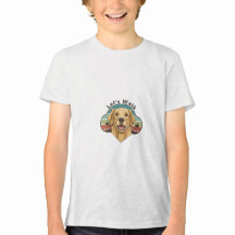 Rolig Golden Retriever Hund med ett leende