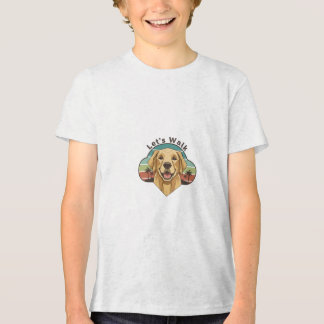 Rolig Golden Retriever Hund med ett leende T Shirt